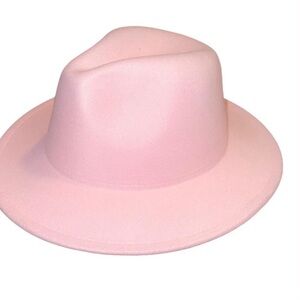 Elegant Pink Fedora Hat